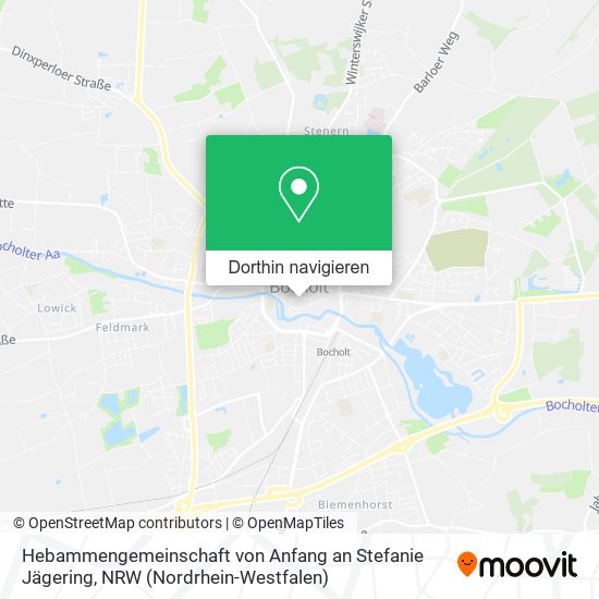 Hebammengemeinschaft von Anfang an Stefanie Jägering Karte