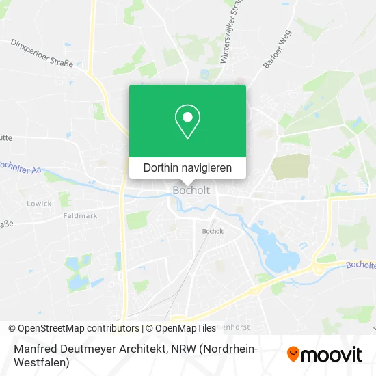 Manfred Deutmeyer Architekt Karte