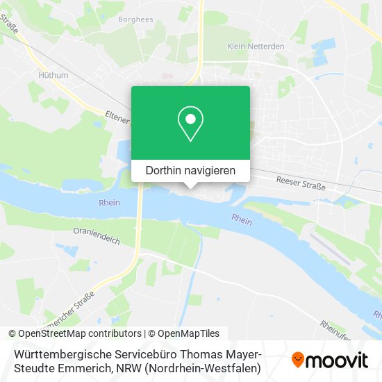 Württembergische Servicebüro Thomas Mayer-Steudte Emmerich Karte