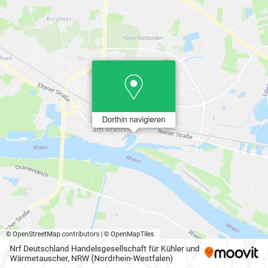 Nrf Deutschland Handelsgesellschaft für Kühler und Wärmetauscher Karte