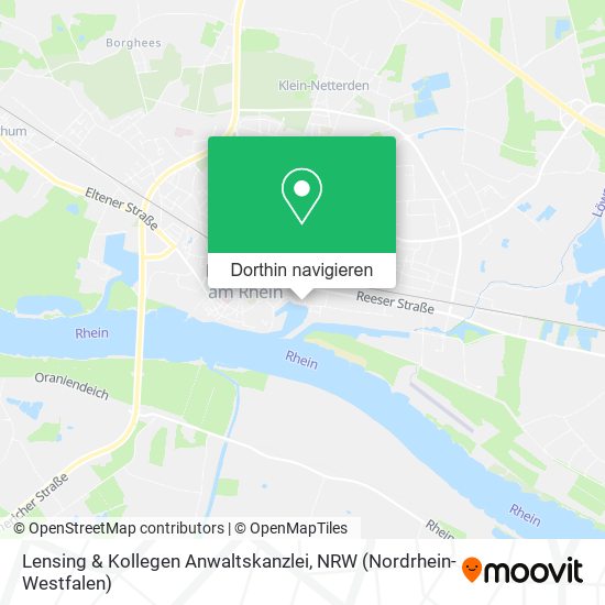 Lensing & Kollegen Anwaltskanzlei Karte