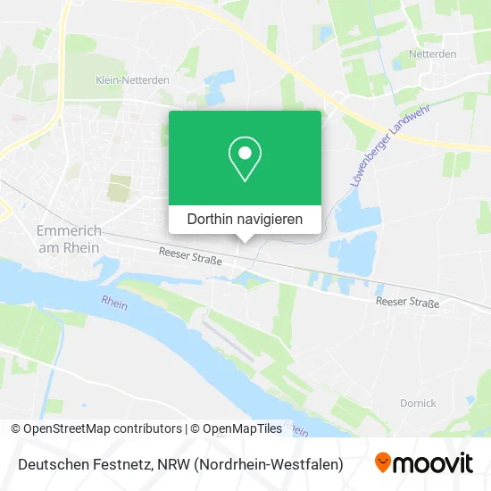 Deutschen Festnetz Karte