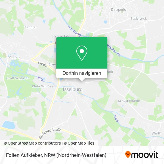 Folien Aufkleber Karte