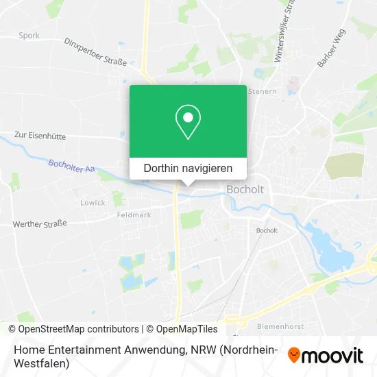 Home Entertainment Anwendung Karte