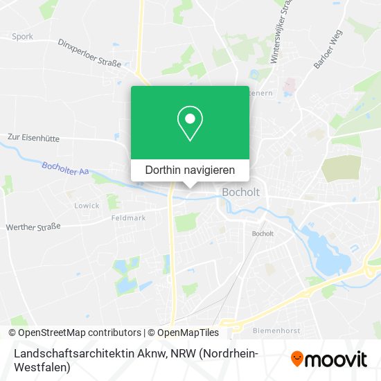 Landschaftsarchitektin Aknw Karte