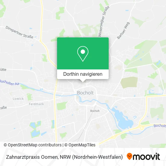 Zahnarztpraxis Oomen Karte