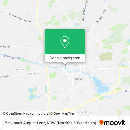 Bankhaus August Lenz Karte