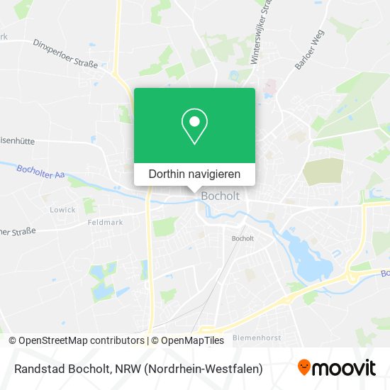 Randstad Bocholt Karte