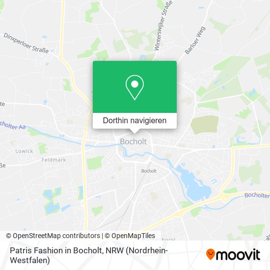 Patris Fashion in Bocholt Karte