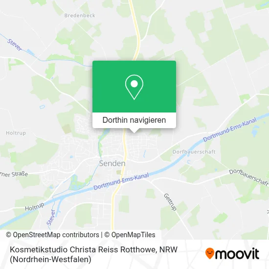 Kosmetikstudio Christa Reiss Rotthowe Karte