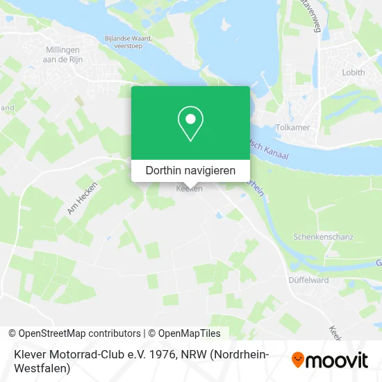 Klever Motorrad-Club e.V. 1976 Karte