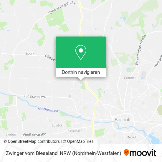 Zwinger vom Bieseland Karte