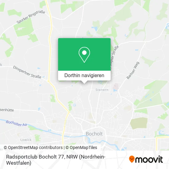 Radsportclub Bocholt 77 Karte