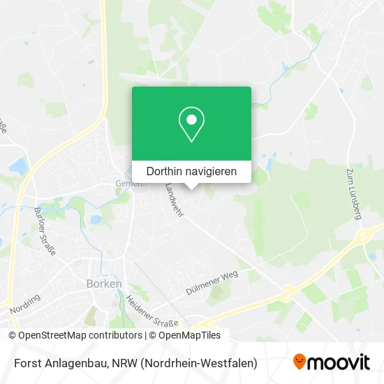 Forst Anlagenbau Karte