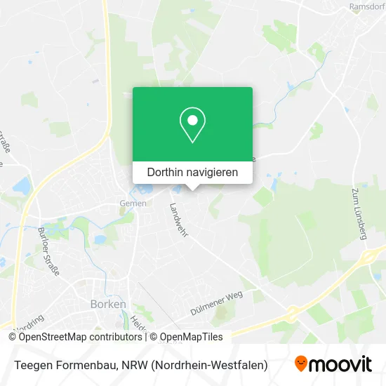 Teegen Formenbau Karte