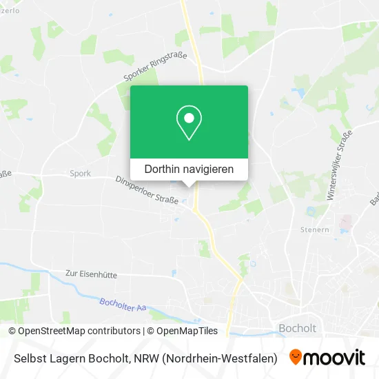 Selbst Lagern Bocholt Karte