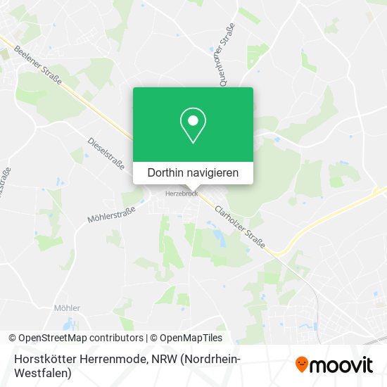 Horstkötter Herrenmode Karte