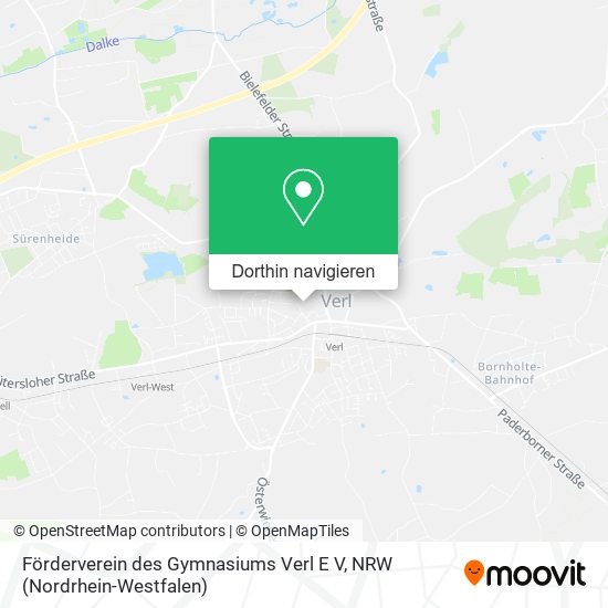 Förderverein des Gymnasiums Verl E V Karte