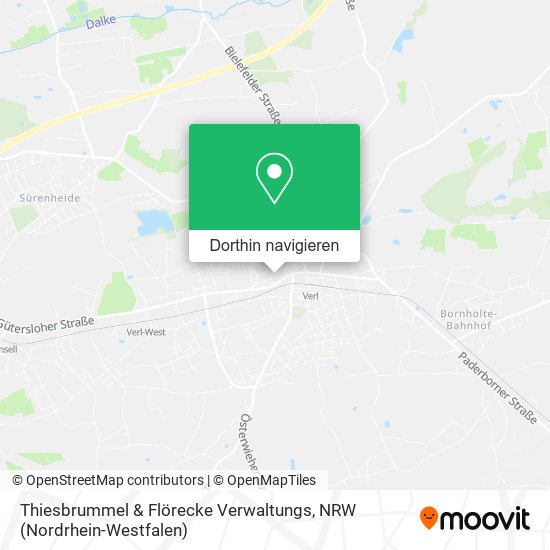 Thiesbrummel & Flörecke Verwaltungs Karte