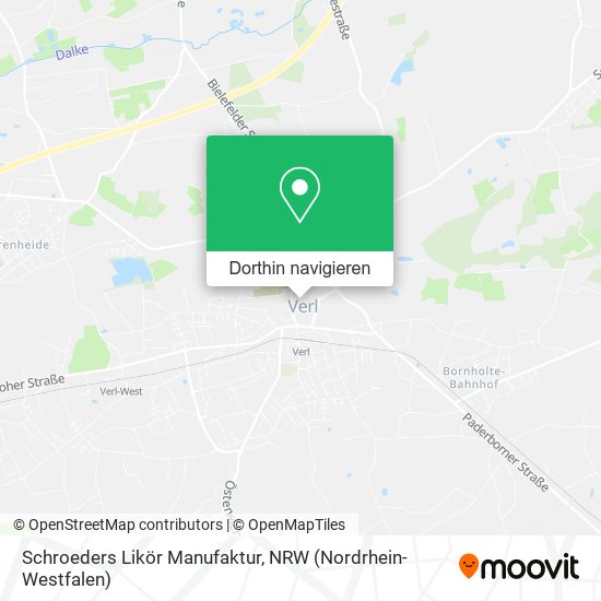 Schroeders Likör Manufaktur Karte