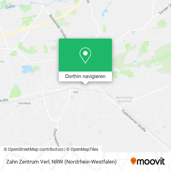 Zahn Zentrum Verl Karte