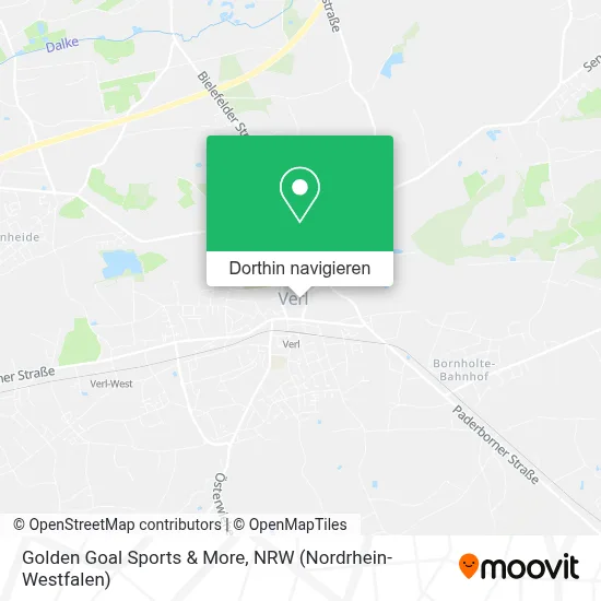 Golden Goal Sports & More Karte