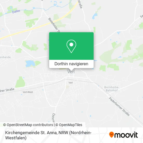 Kirchengemeinde St. Anna Karte