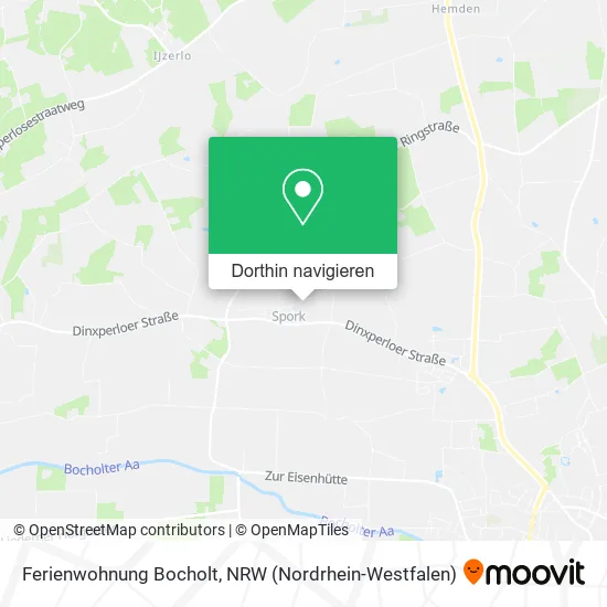 Ferienwohnung Bocholt Karte
