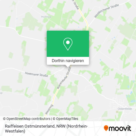 Raiffeisen Ostmünsterland Karte