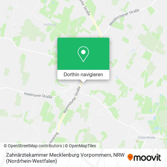 Zahnärztekammer Mecklenburg Vorpommern Karte