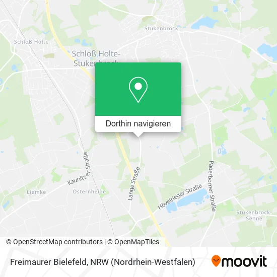 Freimaurer Bielefeld Karte