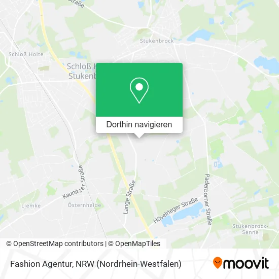 Fashion Agentur Karte