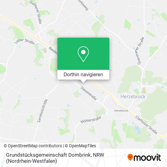 Grundstücksgemeinschaft Dombrink Karte