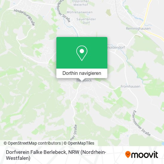 Dorfverein Falke Berlebeck Karte