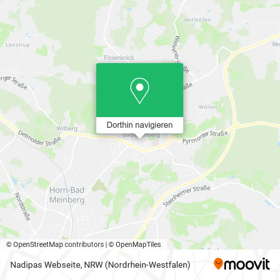 Nadipas Webseite Karte