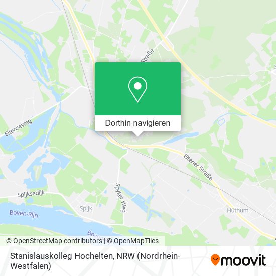 Stanislauskolleg Hochelten Karte