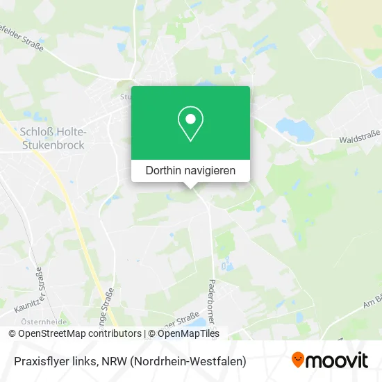 Praxisflyer links Karte