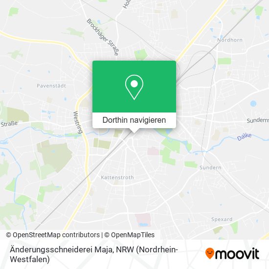 Änderungsschneiderei Maja Karte