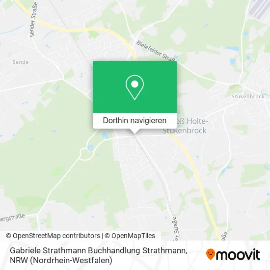 Gabriele Strathmann Buchhandlung Strathmann Karte