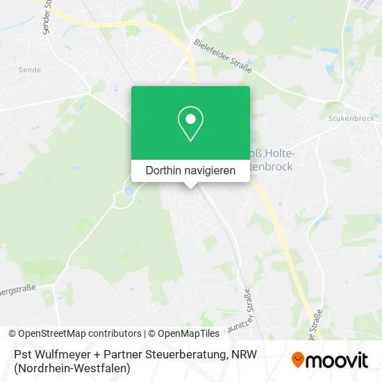 Pst Wulfmeyer + Partner Steuerberatung Karte