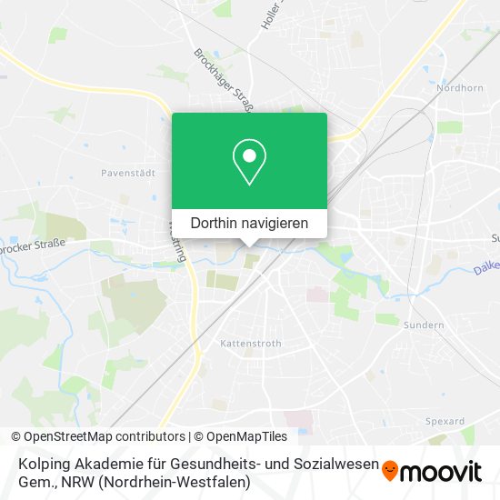 Kolping Akademie für Gesundheits- und Sozialwesen Gem. Karte
