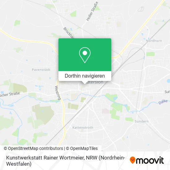 Kunstwerkstatt Rainer Wortmeier Karte