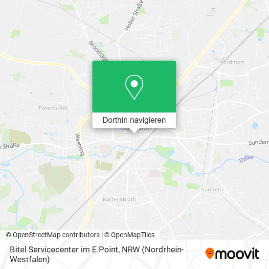 Bitel Servicecenter im E.Point Karte