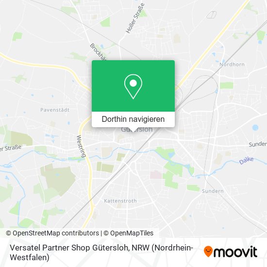 Versatel Partner Shop Gütersloh Karte
