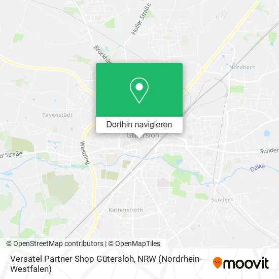 Versatel Partner Shop Gütersloh Karte
