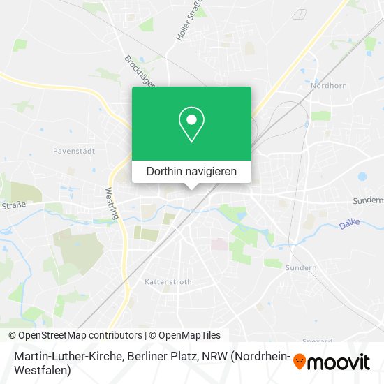 Martin-Luther-Kirche, Berliner Platz Karte