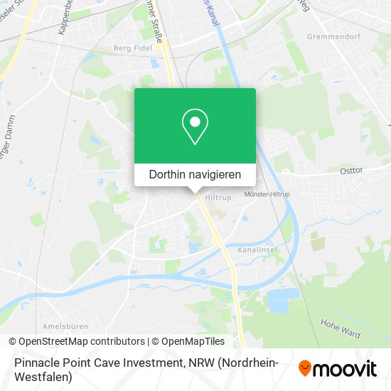 Pinnacle Point Cave Investment Karte