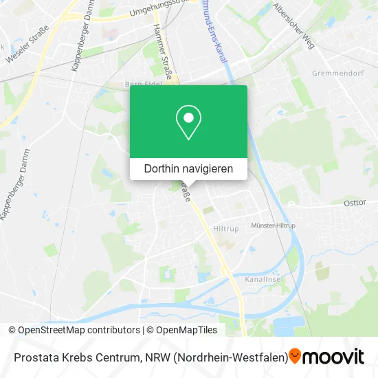 Prostata Krebs Centrum Karte