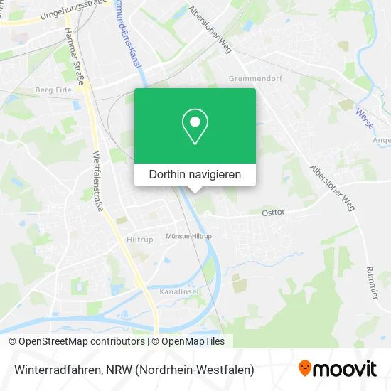 Winterradfahren Karte