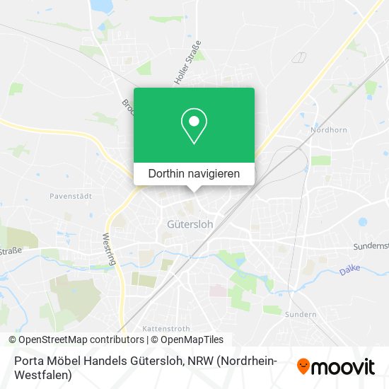 Porta Möbel Handels Gütersloh Karte